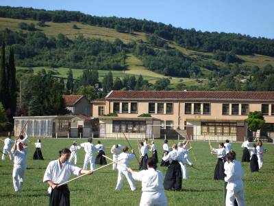 Stage di Aikido e Katsugen undo tenuto da Régis Soavi Sensei a Mas d’Azil